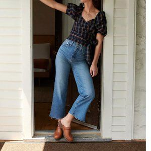 Madewell the tall perfect vintage wide-leg crop jean in catlin wash- 28T